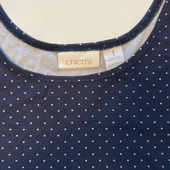 Women’s chicos Size 1 tank top EUC - Picture 2 of 3